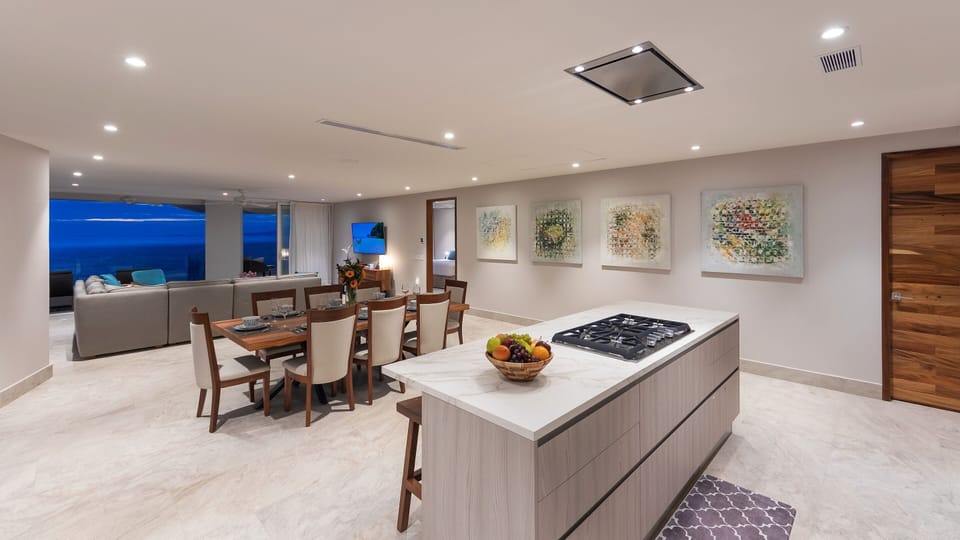 View from kitchen area