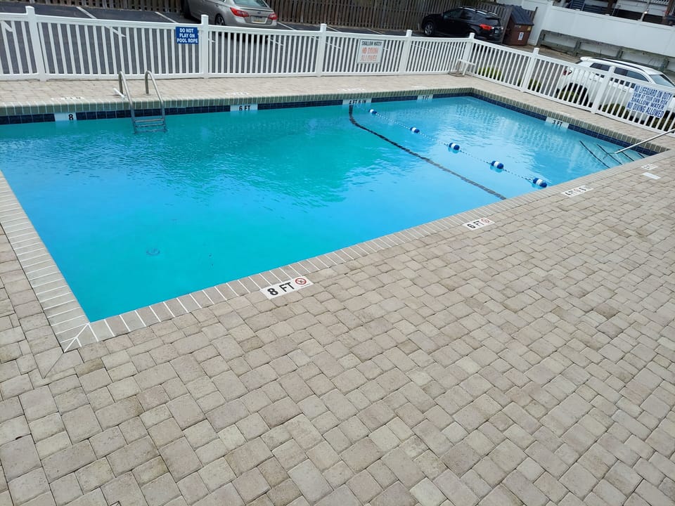 new deck around pool 