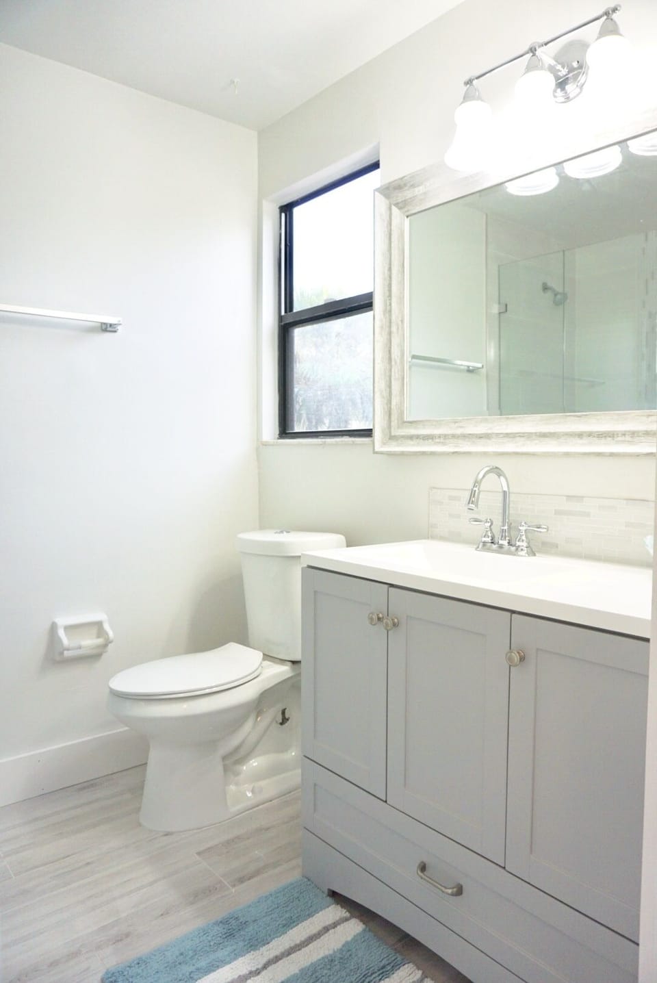 Sun drenched bathroom 
