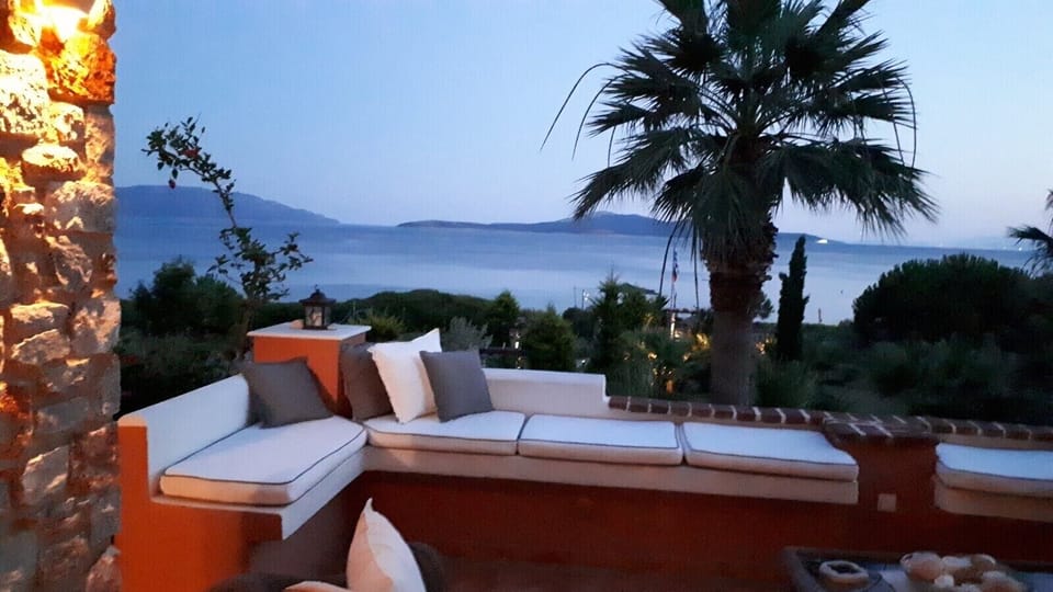 Evening on the balcony 