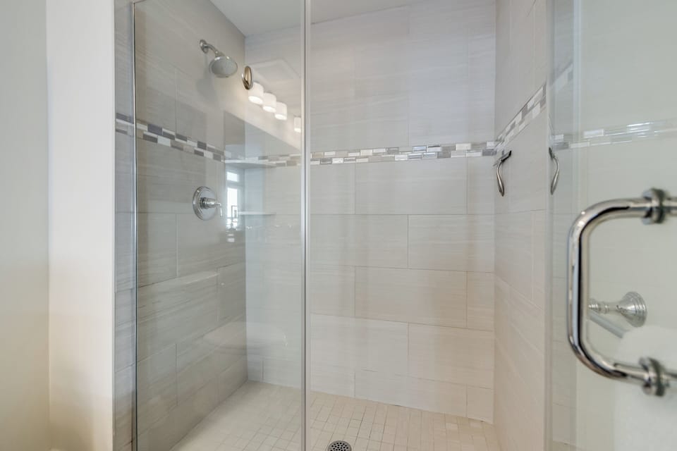 Walk-in shower in Master bath