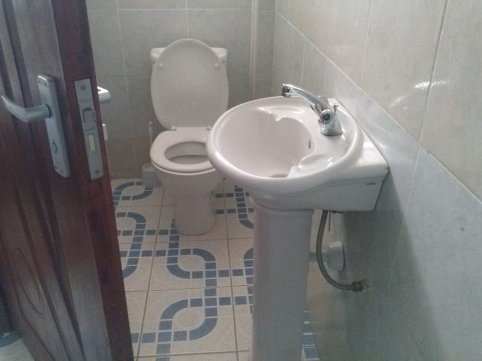 Basic Double or Twin Room | Bathroom | Shower, towels, soap, toilet paper