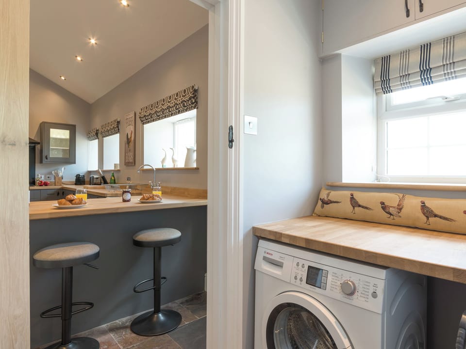 Utility room with toilet | Abraham&rsquo;s Cottage, Langthwaite, near Richmond