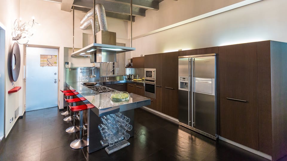 Apartment | Private kitchen | Full-size fridge, microwave, oven, dishwasher