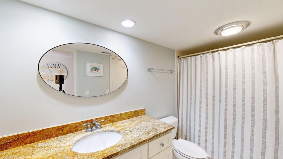 First Floor Bathroom with Tub and Shower Combination