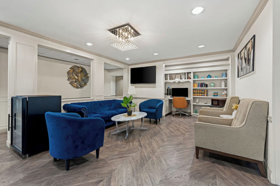 Lobby sitting area