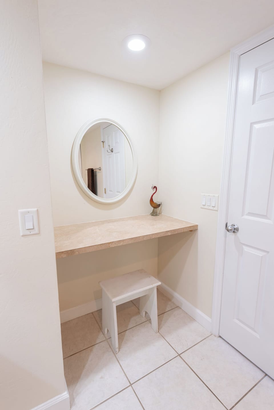 Vanity in primary bathroom