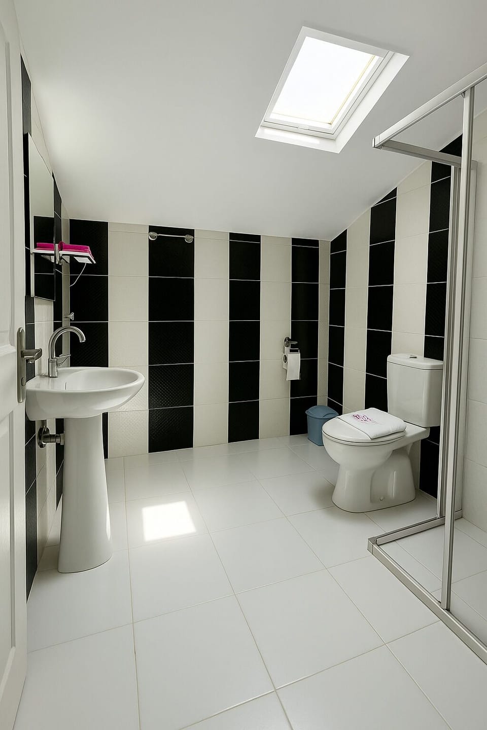 Family Room | Bathroom | Shower, rainfall showerhead, free toiletries, hair dryer