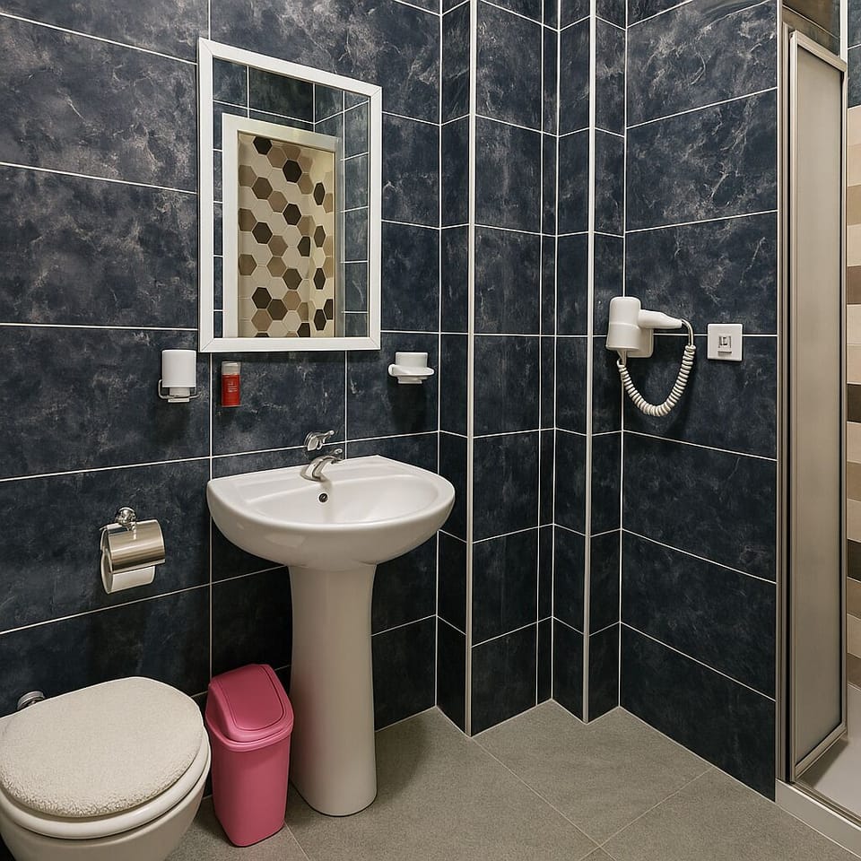 Standard Room | Bathroom | Shower, rainfall showerhead, free toiletries, hair dryer