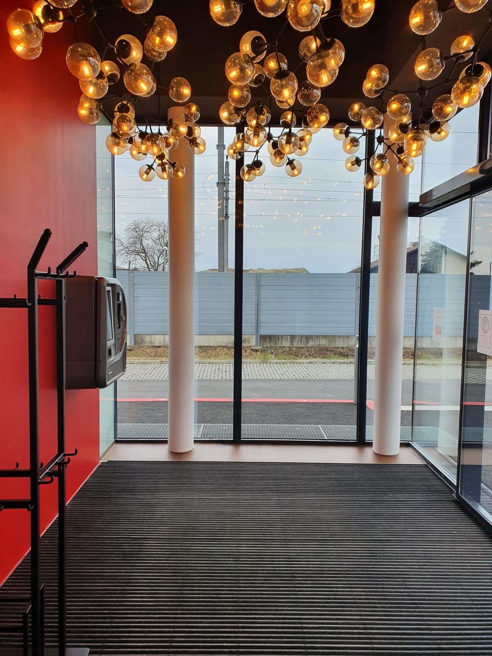 Interior entrance