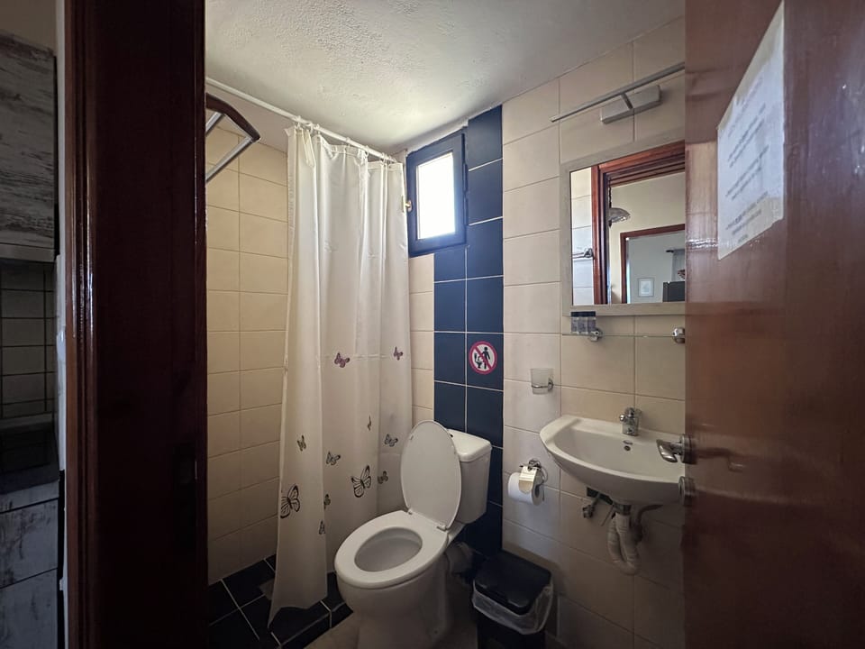 Private bathroom inside your cozy apartment.