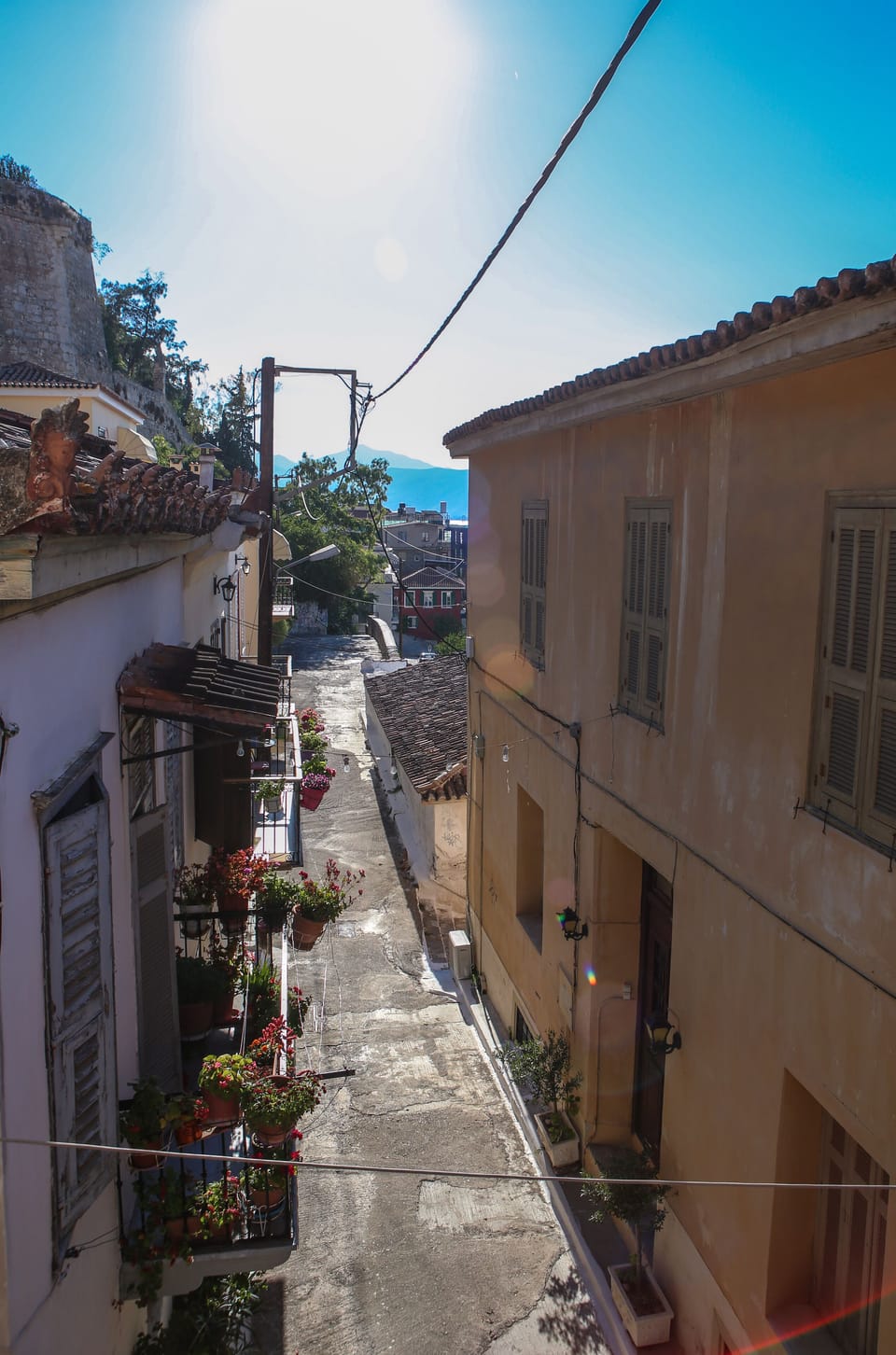 Neighborhood view from the balcony