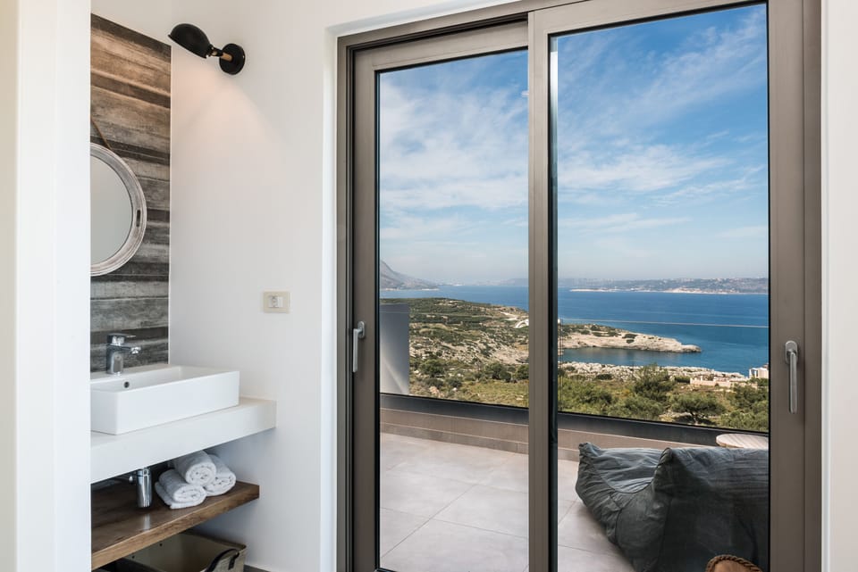 Bedroom No 2 -superb seaviews from private balcony 