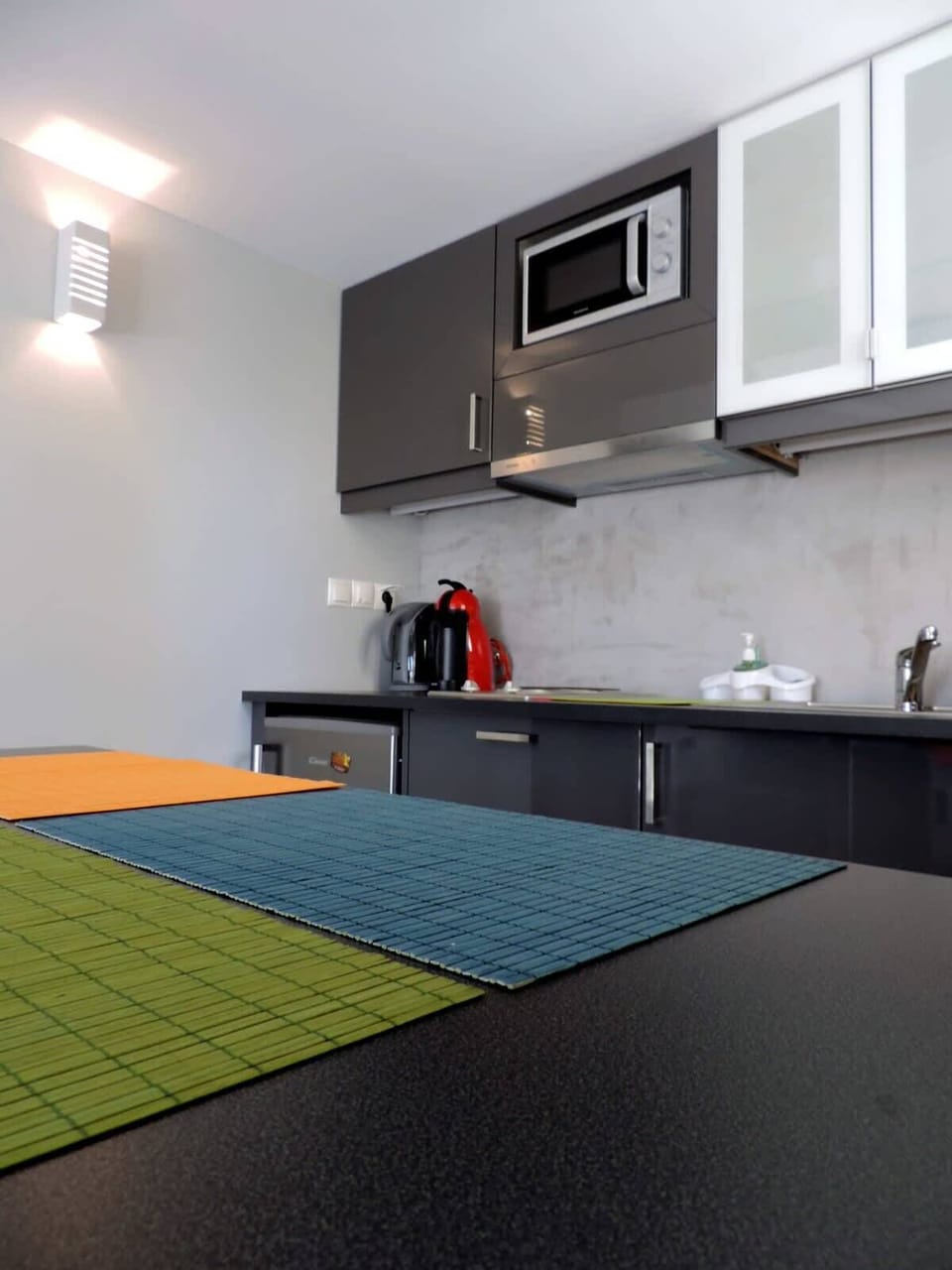 Microwave & Coffe maker