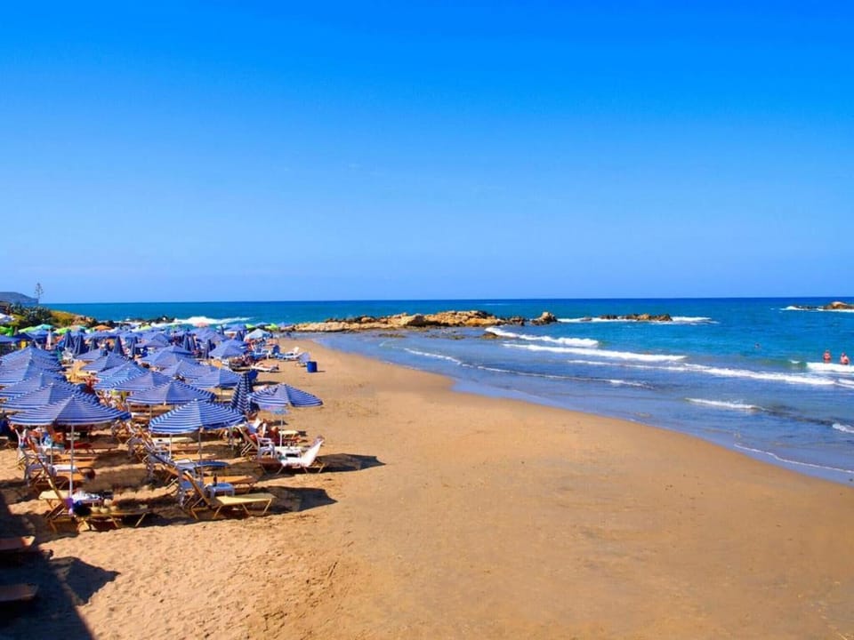 Sonja 1 apartment,pool,Beachfront,Chania, nearby beach