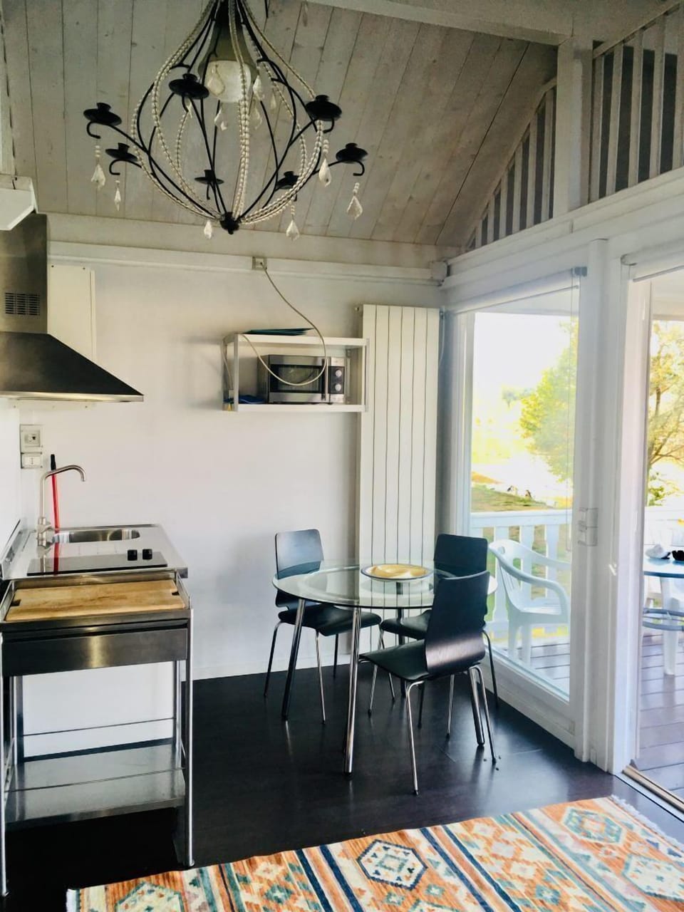 Chalet, 2 Bedrooms | Private kitchenette | Full-size fridge, microwave, stovetop, coffee/tea maker