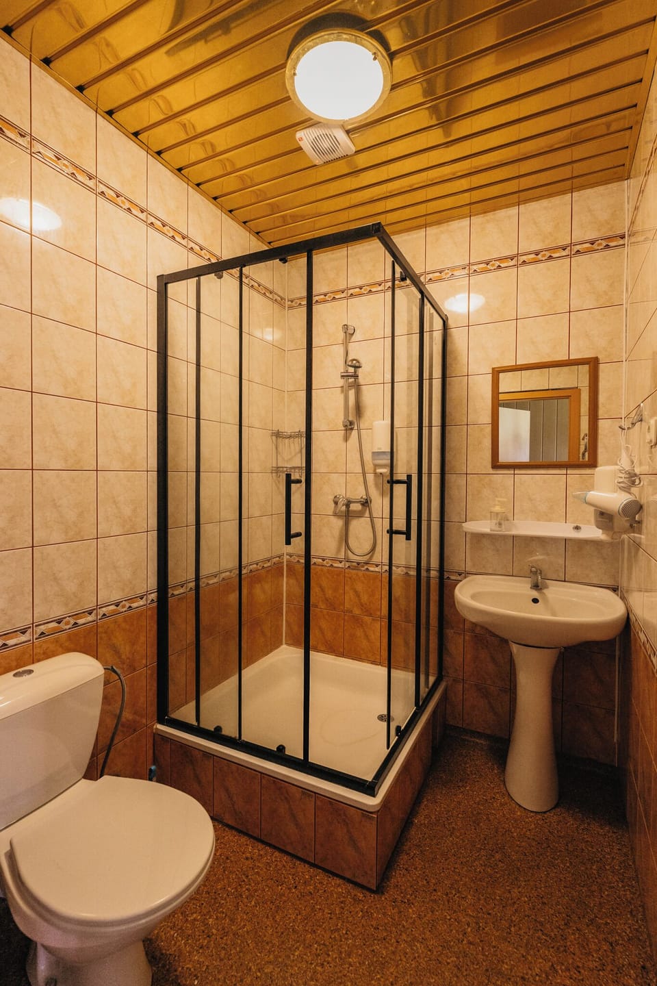 Standard Double Room | Bathroom | Shower, free toiletries, hair dryer, towels