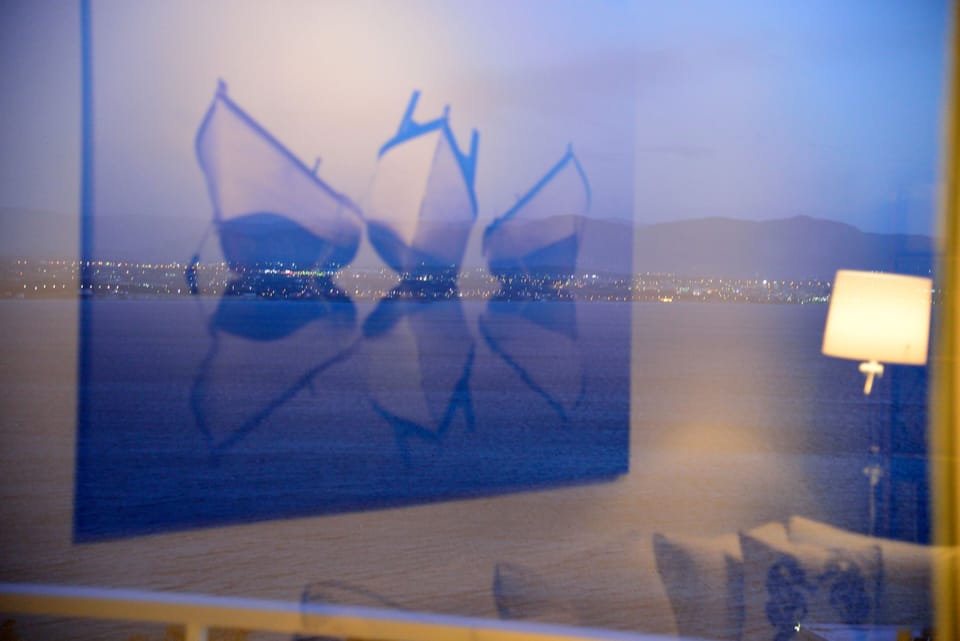 Reflection from within.