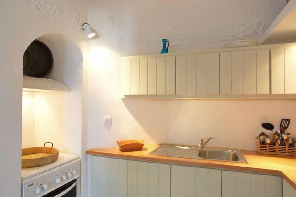 the kitchen