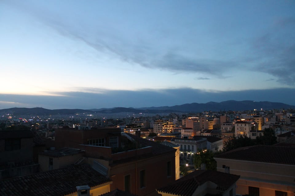 Terrace view - Athens 