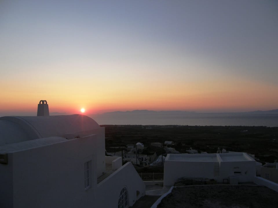 Sunset view from the terrace