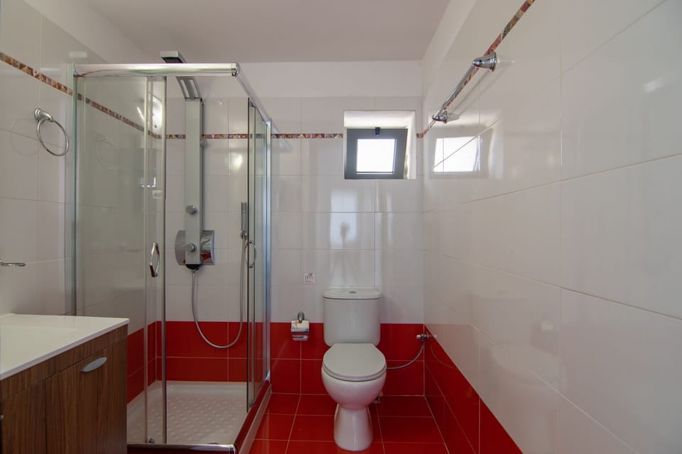 Modernbathroom of incredible sea view villa,Private pool,Tavern,Plakias,Crete