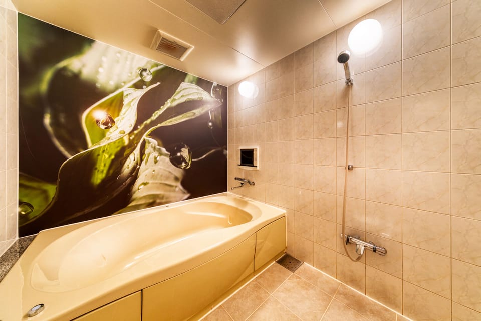 Standard Double Room | Bathroom | Separate tub and shower, free toiletries, hair dryer, slippers