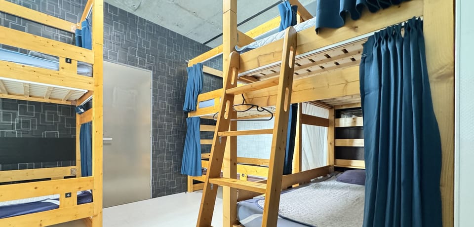 Bunk Bed in Male Dormitory Room | In-room safe, laptop workspace, blackout drapes, soundproofing