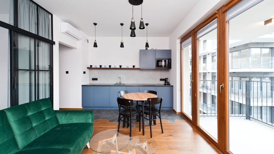 Apartment (77 - Rakowicka 22 J) | Iron/ironing board, free WiFi, bed sheets