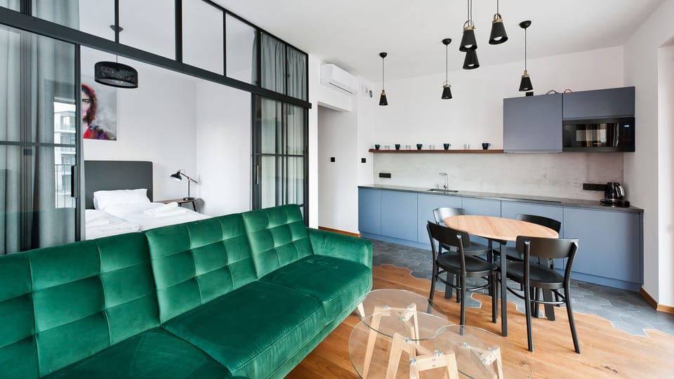 Apartment (77 - Rakowicka 22 J) | Iron/ironing board, free WiFi, bed sheets