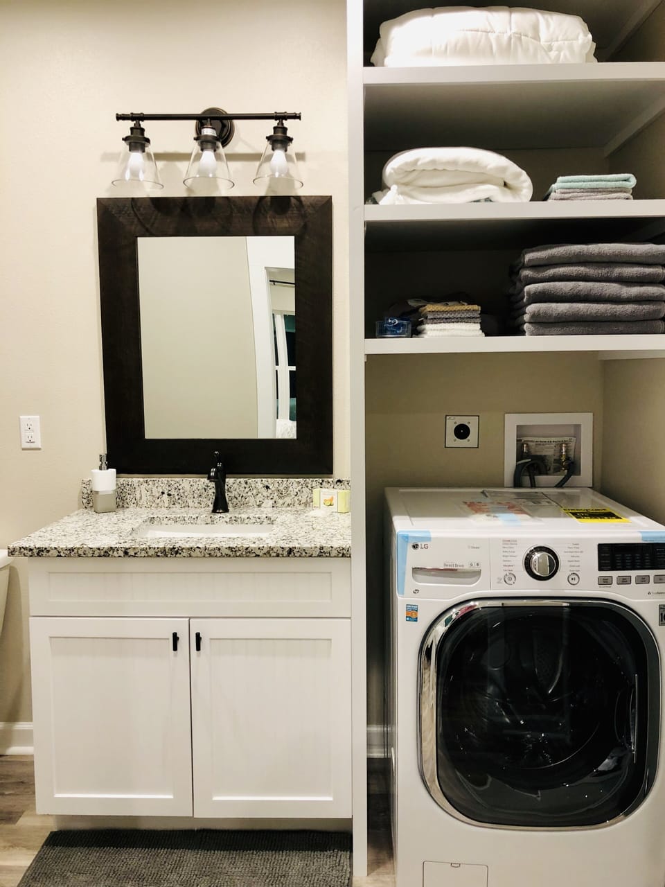 Bathroom with washer/dryer