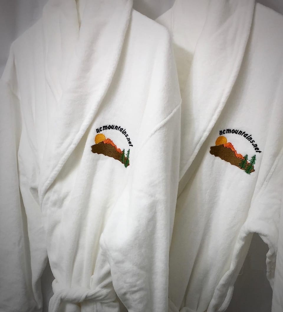2 Plush Bathrobes are provided for use during your stay.