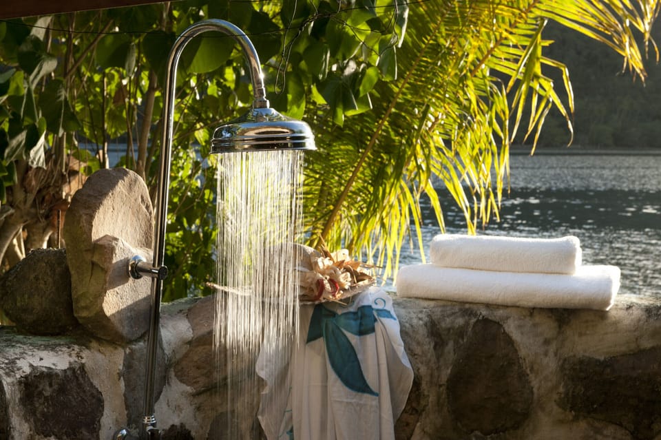 Outdoor bathroom