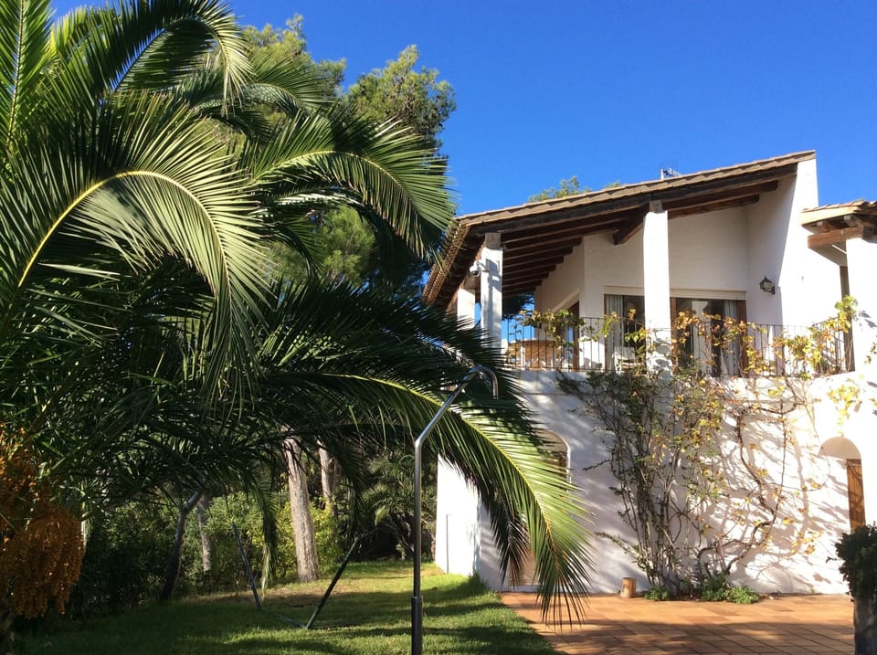 The Villa seen from the pool