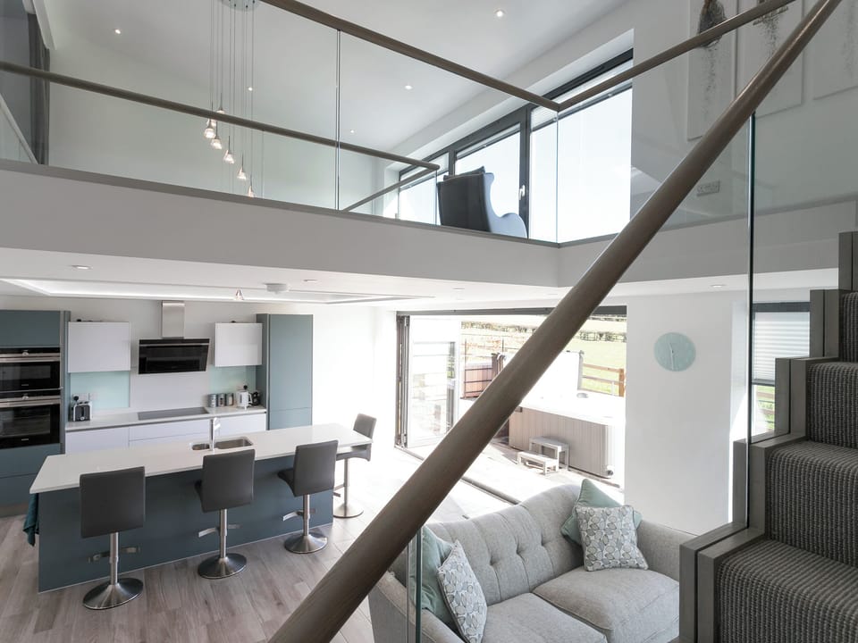 Stairs to master bedroom suite | The Retreat - Broadstone Barns, Ticknall, near Derby