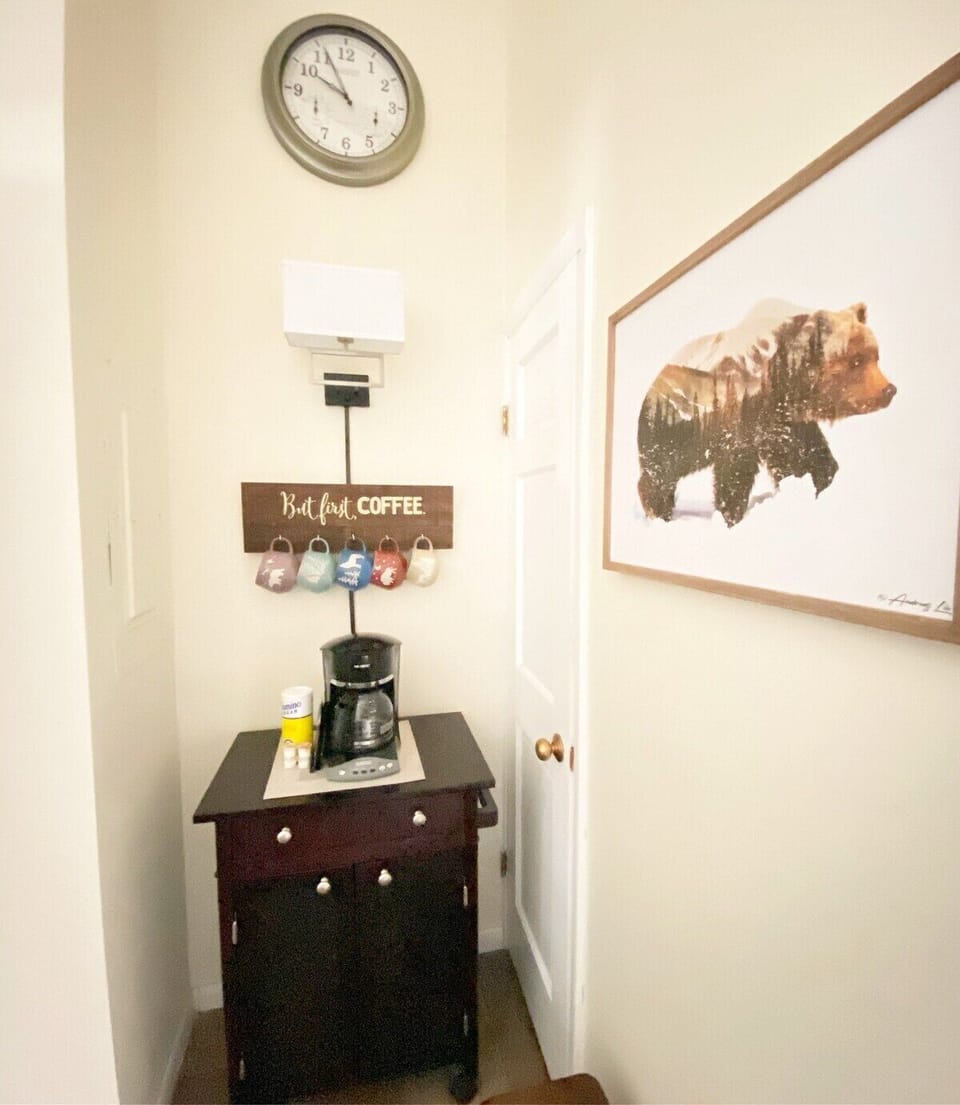 Coffee- drip and Keurig pods available. Complimentary coffee by Schuil. 