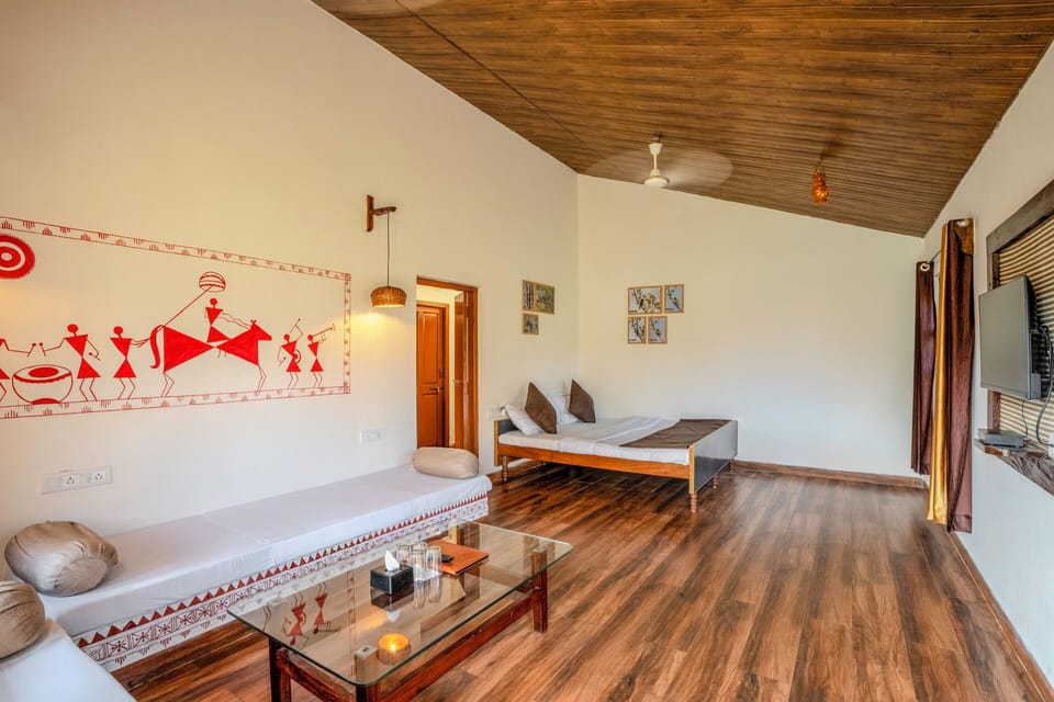 Family Room Non AC | 1 bedroom, hypo-allergenic bedding available, desk, blackout drapes