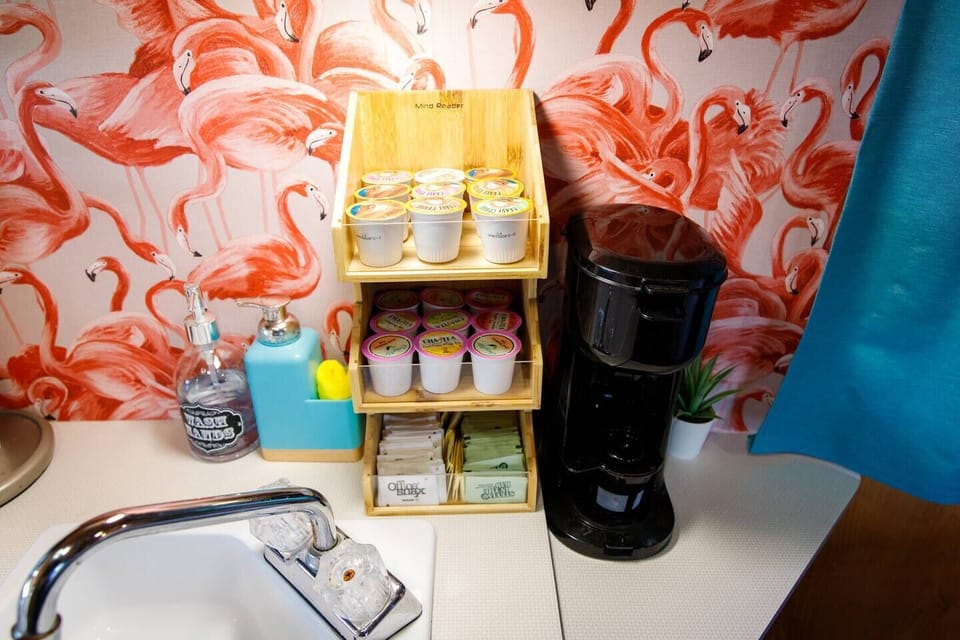 Your host provides you with coffee and tea pods during your stay!