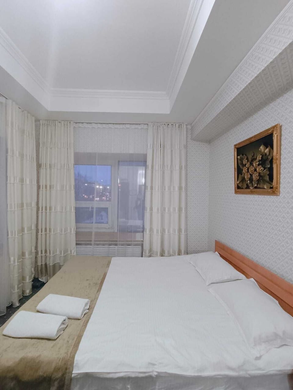 Double Room | Premium bedding, down comforters, desk, laptop workspace