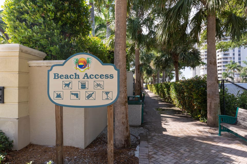 Beach Access right across the street from the condo