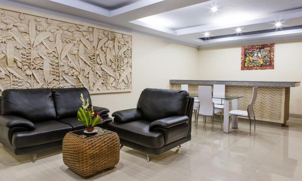 Family Villa, 2 Bedrooms, Pool View, Beachfront | Living room | LCD TV