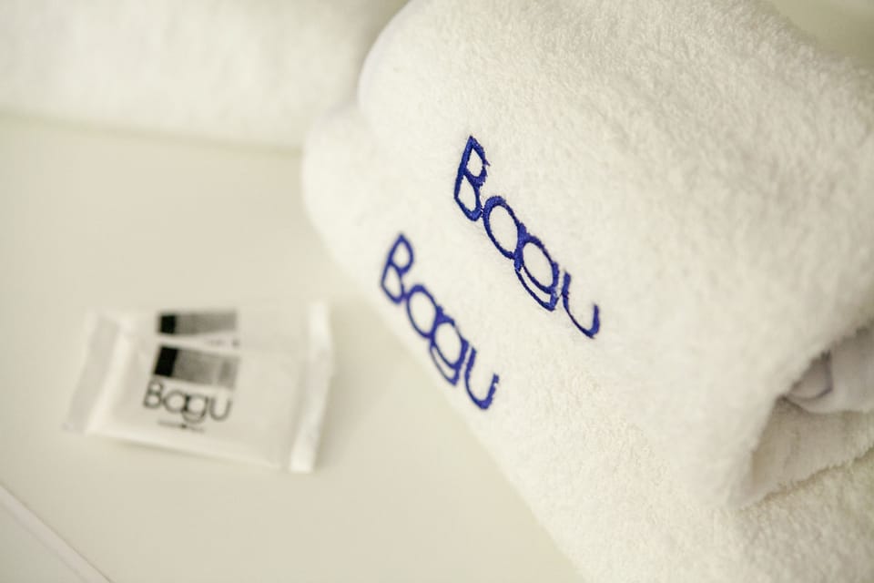 Shower, free toiletries, hair dryer, bidet
