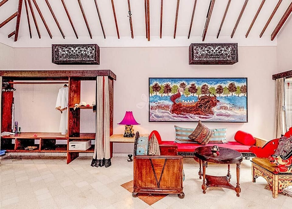 Villa, 1 Bedroom, Garden View (Svarga) | Egyptian cotton sheets, premium bedding, minibar, in-room safe