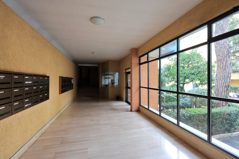 Interior entrance
