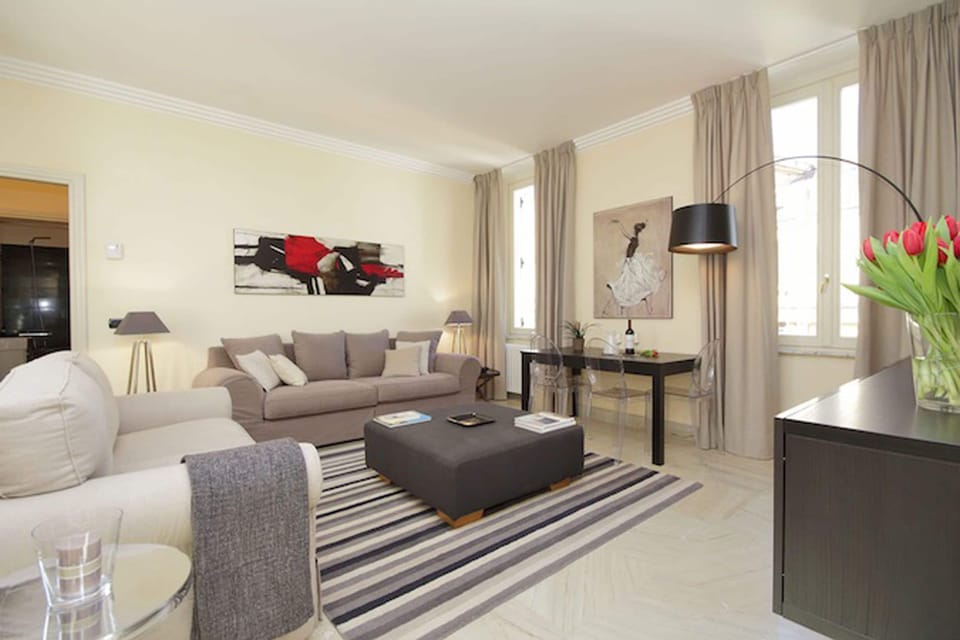Apartment, 2 Bedrooms | Living room | Flat-screen TV
