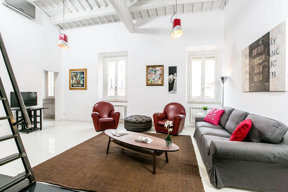 Duplex, 1 Bedroom | Living area | Flat-screen TV