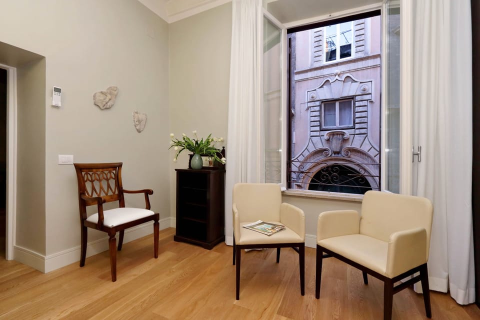 Apartment, 2 Bedrooms | Living area | Flat-screen TV, fireplace