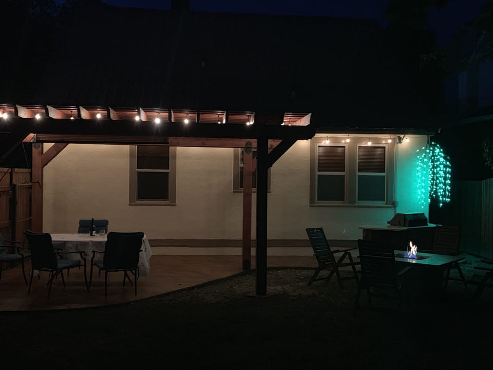 Private Patio Area with Fire-pit 
