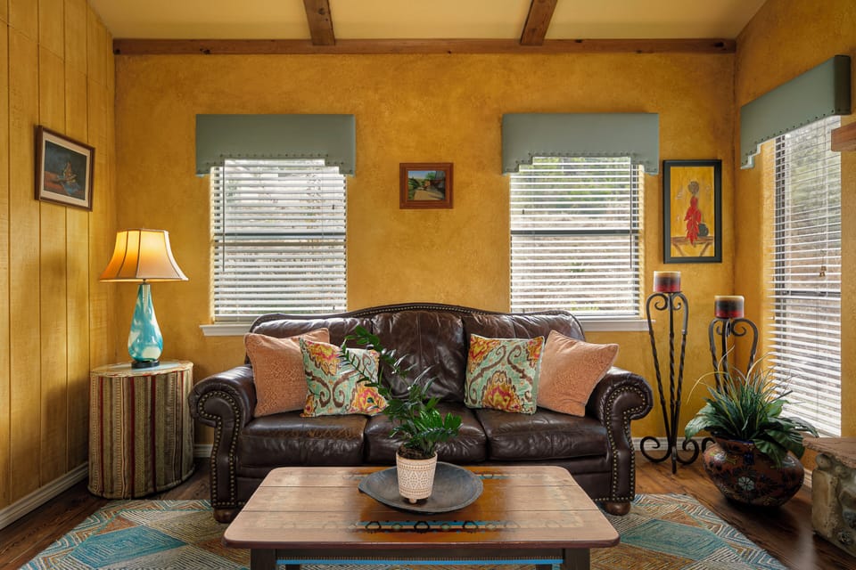 Luxury Studio, 1 King Bed, Non Smoking (El Paso Suite) | Living area | 32-inch LCD TV with satellite channels, TV, DVD player