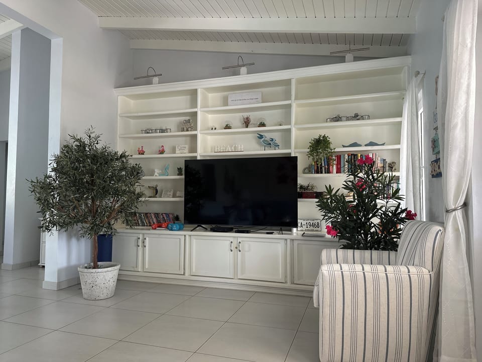 60” HDTV with local channel access.
